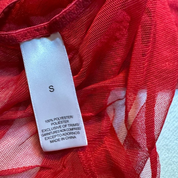 Adore Me Red Nighty with Matching Bikinis - Picture 10 of 10